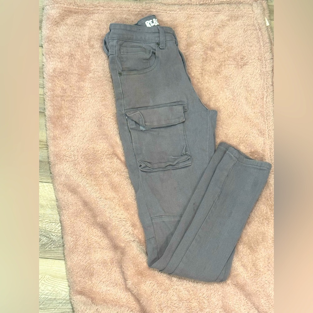 Gray Cargo Pants